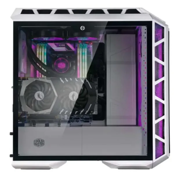 Kuciste COOLER MASTER MasterCase H500P Mesh ARGB Gaming modularno kuæište (MCM-H500P-WGNN-S01) belo Slika 1