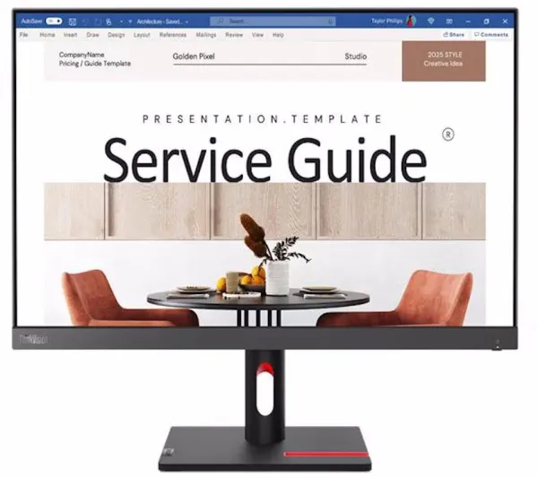 Monitor LENOVO ThinkVision S24i-30 23.8inc/IPOS/1920x1080/100Hz/4ms/2x HDMI,VGA Slika 2