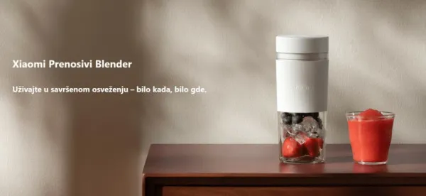 Xiaomi XIAOMI Portable Blender EU 0.3l (posuda) 45W Drobljenje leda, USB-C port za punjenje (BHR9226EU) Slika 5