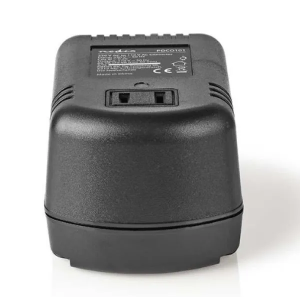 NEDIS POCO101 Konvertor snage, 230V AC 50Hz, 65W, Euro, Black Omogucava upotrebu opreme iz SAD u Evropi Slika 1