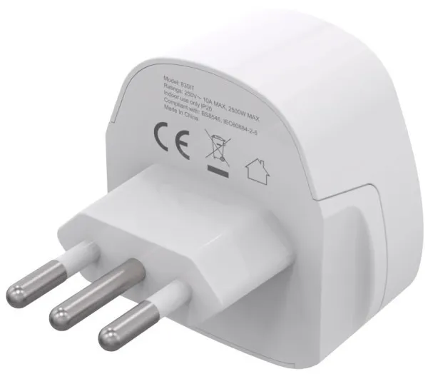 Travel adapter A-AC-ITMINTF Gembird IT suko 10A Slika 7