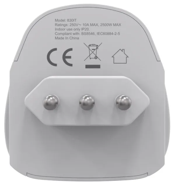 Travel adapter A-AC-ITMINTF Gembird IT suko 10A Slika 6