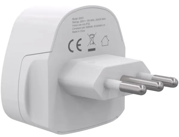 Travel adapter A-AC-ITMINTF Gembird IT suko 10A Slika 2
