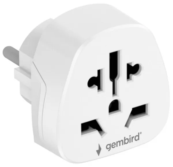 Travel adapter A-AC-EUMINTF Gembird EU suko 10A Slika 5
