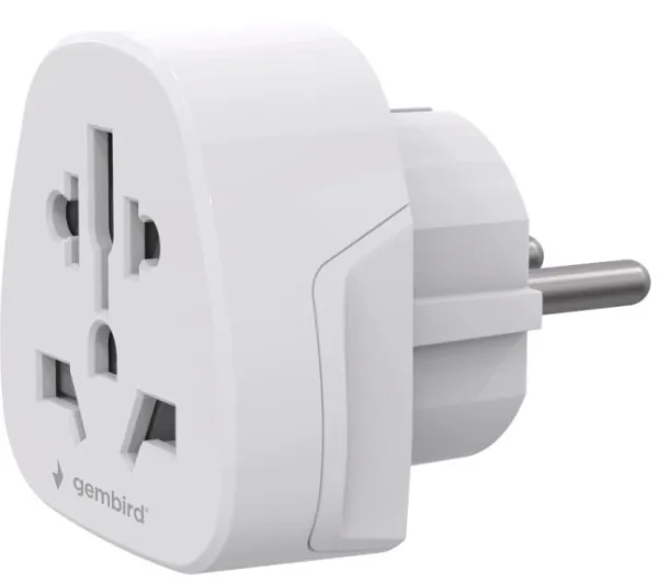Travel adapter A-AC-EUMINTF Gembird EU suko 10A Slika 2