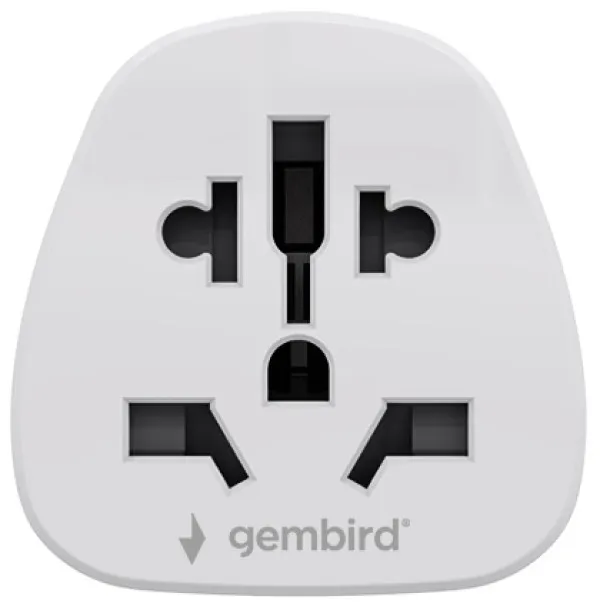 Travel adapter A-AC-USMINTF Gembird US suko 10A Slika 10