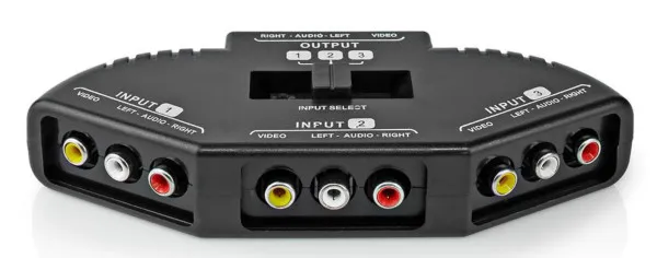 NEDIS VSWI2403BK Kompozitni video prekidaè, 3 ulaza na 1 izlaz, 1024x576 Slika 3