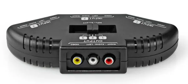 NEDIS VSWI2403BK Kompozitni video prekidaè, 3 ulaza na 1 izlaz, 1024x576 Slika 4