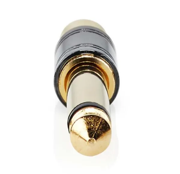 NEDIS CABW23935BKG Mono audio adapter 6,35mm muski na RCA zenski, pozlaceni, metal Slika 6