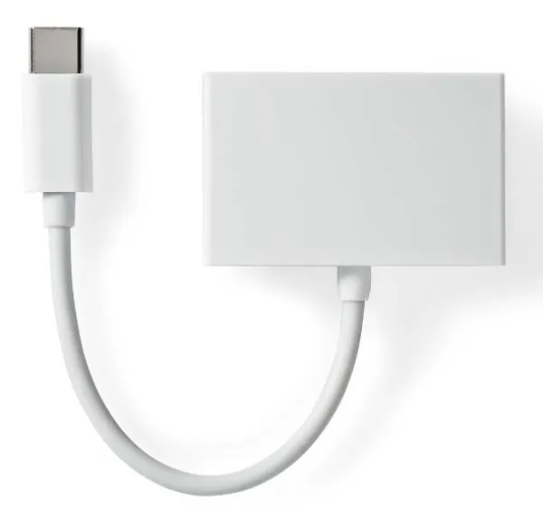 NEDIS CCGB65900WT01 USB-C adapter 2.0 na 3,5mm ženski, 0,1m, Okrugli, Niklovani, ABS/PVC Slika 5