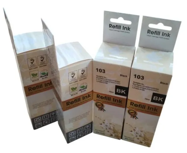 SINOCOPY INKJET EP 103/E103 Dopuna BlackSINO boja bocica sadrži 70 ml mastila za Epson EPIJ103SC Slika 2