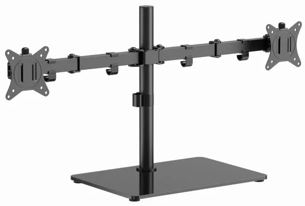 MS-D2ST-01 Gembird Podesivi stoni drzac za dva monitora, tilt, 17-32 max.2x9kg Slika 1