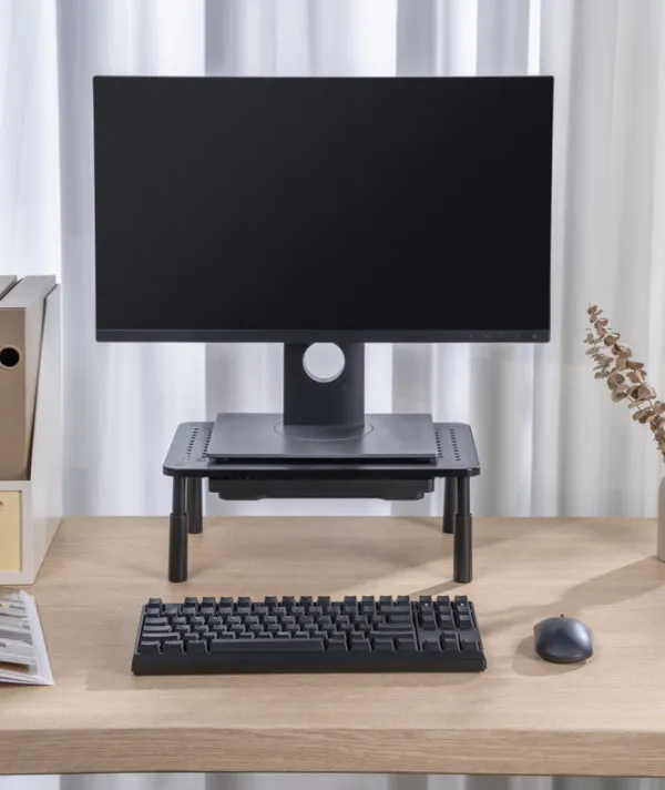 MS-TABLE-D-01 Gembird Podesivo postolje sa fiokom ya monitor 370x235x140mm Slika 8