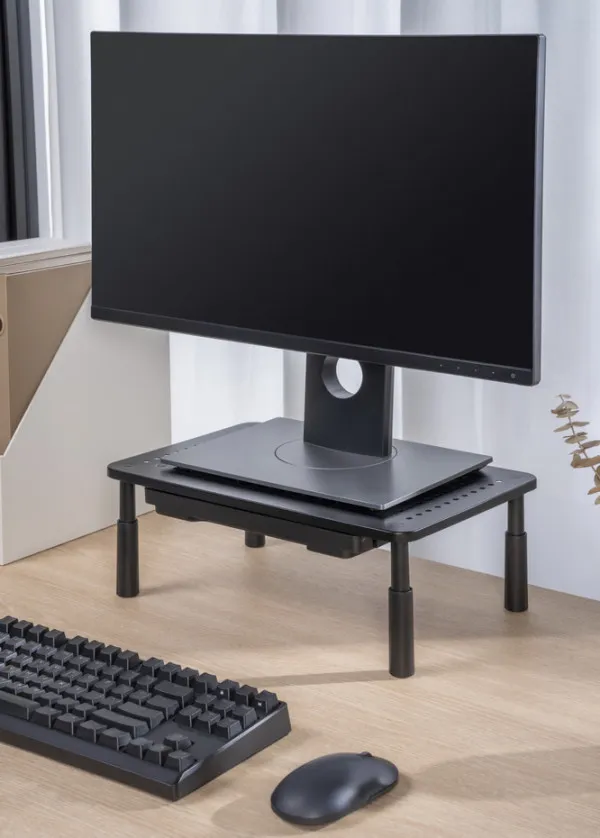 MS-TABLE-D-01 Gembird Podesivo postolje sa fiokom ya monitor 370x235x140mm Slika 7