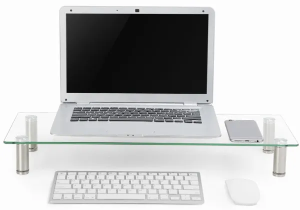 MS-TABLE-GM-01 Gembird postolje za monitor od kaljenog stakla 580x 210 x 90 mm Slika 2