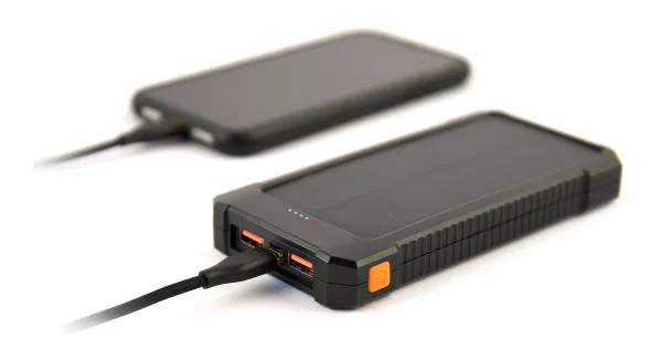 PB10-SOLAR-1 Gembird solar power bank 10000mAh 2xUSB, Type-A, LED Slika 1