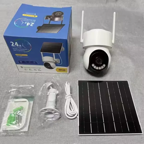 GEMBIRD CAM-IP4MP-TQ2-AOV-4G GMB kamera 4MP H.265 EU Solar Camera, 2.2 Inch, ICSEE App, 3.6mm,IP66 Slika 4