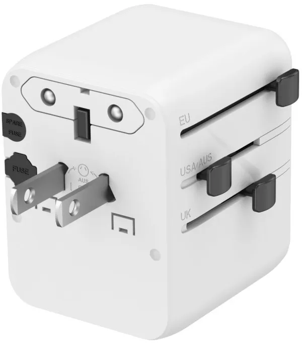 Travel adapter TPA-1A2C20-01-W Gembird Univerzalni 20W Slika 5