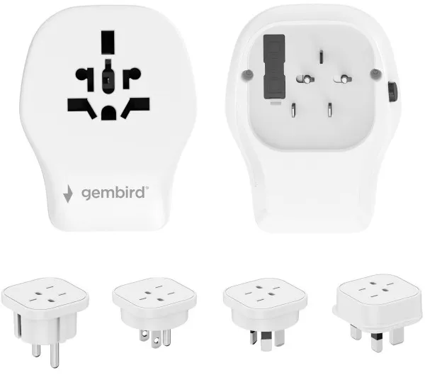 Travel adapter TPA-1A2C20-02-W Gembird Univerzalni 20W Slika 6