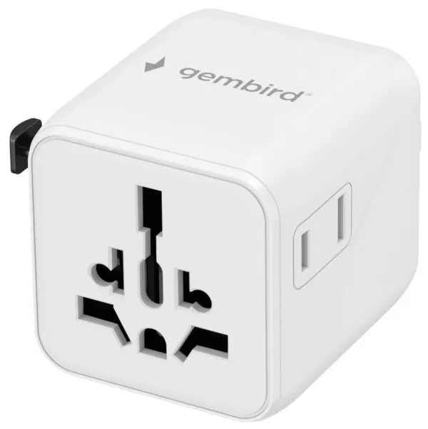 Travel adapter TPA-INT-01-W Gembird Univerzalni Slika 4