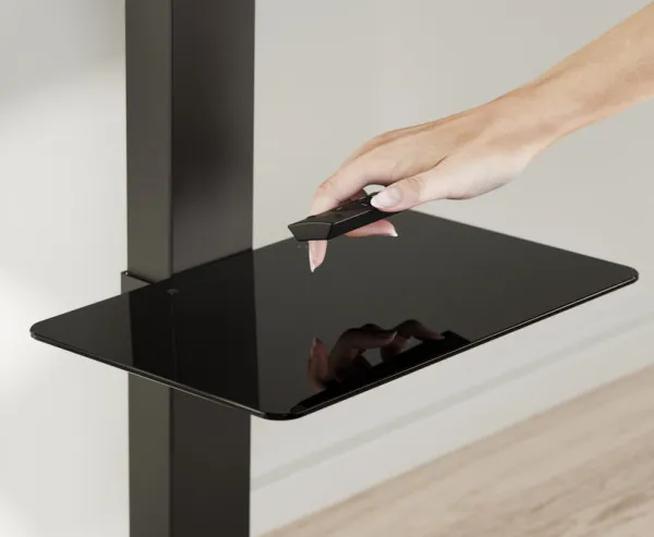 TVS-86ST-01 Gembird Mobilni sto, Vesa, 43-86, crne boje Slika 7