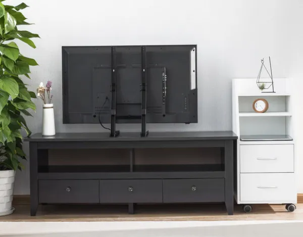 TVS-D70F-01 Gembird stoni TV stalak, VESA 37-70, crne boje Slika 6