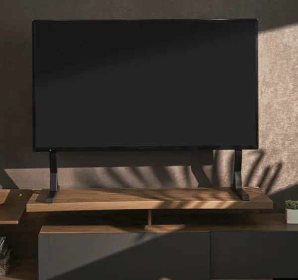 TVS-D90F-01 Gembird stoni TV stalak, VESA 45-90, crne boje Slika 7