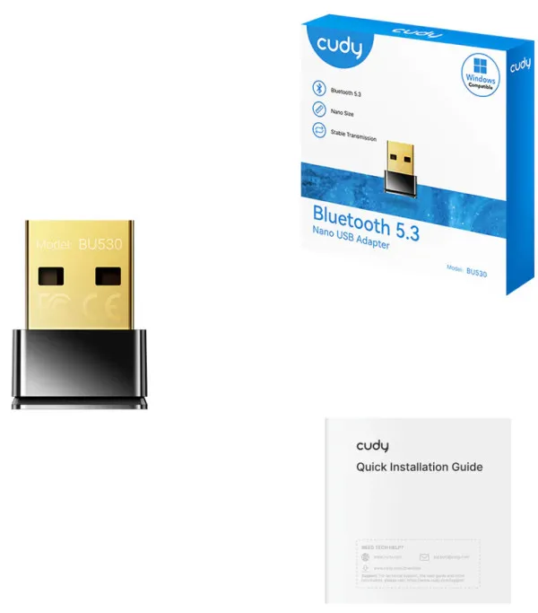 Cudy BU530 Bluetooth 5.3, Nano USB Adapter (alt.BTD-MINI) Slika 8