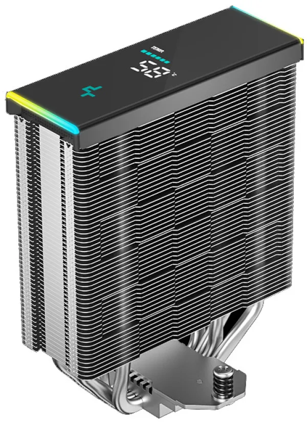 DeepCool AK400 DIGITAL SE 4xHeat Pipe, Real-Time CPU Screen, 1x120mm 1850 rpm 68,99 CFM, Intel/AMD Slika 4