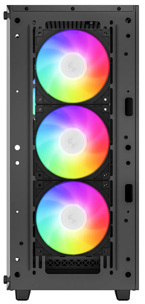 DeepCool CC560 ARGB V2 Kuciste  E-ATX, 4xARGB-120mm, Kaljena staklena strana,USB-3.0 Slika 2