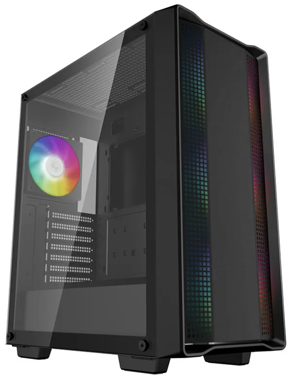 DeepCool CC560 ARGB V2 Kuciste  E-ATX, 4xARGB-120mm, Kaljena staklena strana,USB-3.0 Slika 3