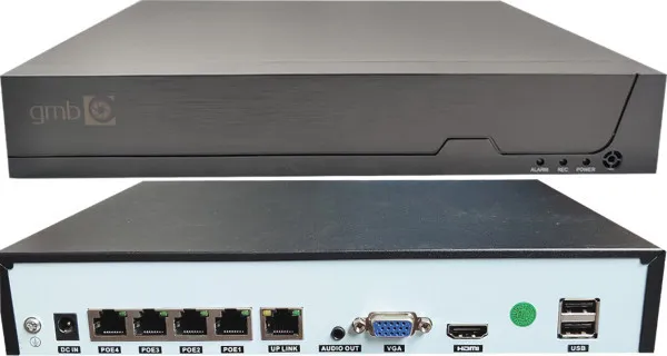 GEMBIRD CAM-IP5MP-POEKIThi4W HI EASY GMB kamera 5 mpix set full color IP 4 kamere POE NVR sa mikr Slika 3