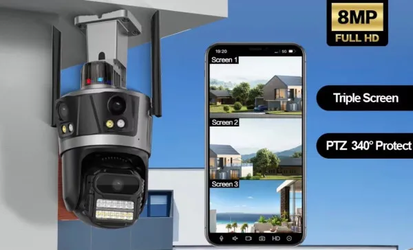 GEMBIRD CAM-IP8MP-EP12 GMB kamera 8 mpix microSD iCSee xmeye pro app Two-way voice PTZ ip66, 3.6mm+3.6mm Slika 6