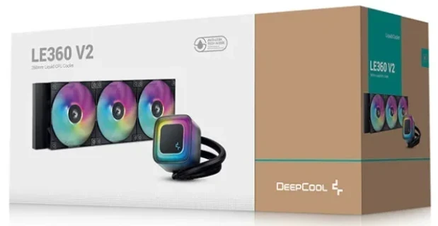 DeepCool LE360 V2 RGB vodeno hladjenje, 3 x Fans 500~2100rpm, LGA1851/1700/1200/1151/1150/1155/ AMD Slika 4