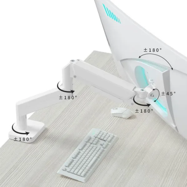 MA-DA1-04-W Gembird podesivi drzac za monitor, tilt, 17-32 max.10kg White Slika 3