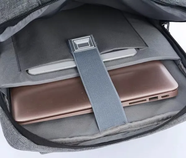 NCC-15-KLB012 Gembird Ranac poslovni Sivi za laptop 15,6inc 41x30x15cm USB konektor, 950g Slika 5