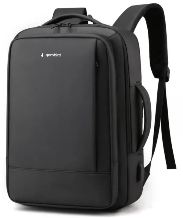 NCC-15-KLB017 Gembird Ranac za laptop 15,6/17inc 43x31x15(+5)cm USB konektor, 900g Slika 10