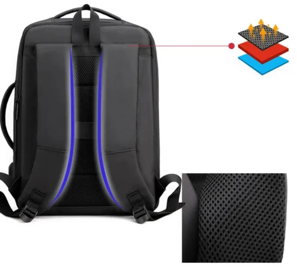 NCC-15-KLB017 Gembird Ranac za laptop 15,6/17inc 43x31x15(+5)cm USB konektor, 900g Slika 6