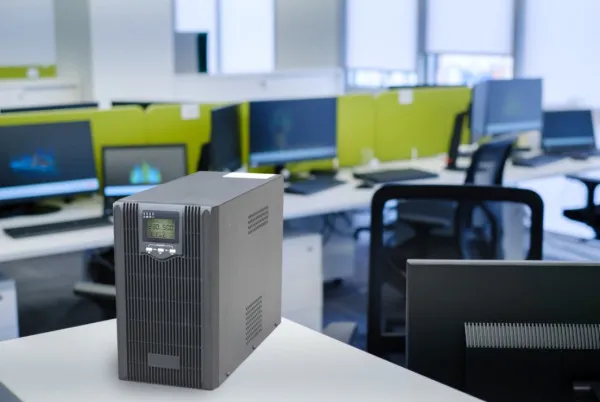 EG-UPS-PS2000-01 Gembird UPS sa stabilizatorom 2000VA (1600W) pure sine wave, LCD, USB, black Slika 1