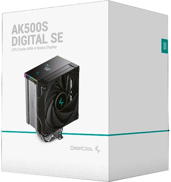 DeepCool AK500S DIGITAL SE 5xHeat Pipe, Real-Time CPU Screen, 1x120mm 1850 rpm 68,99 CFM, Intel/AMD Slika 7