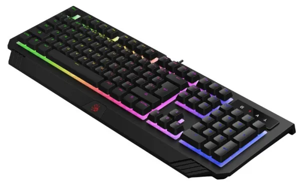 A4 TECH A4-B120N A4Tech Bloody NEON efekt, Gejmerska tastatura USB, US, Crna Slika 2