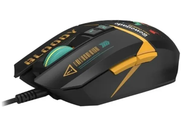 A4 TECH A4-W63 MAX RGB Renegade A4Tech Bloody RGB Gejmerski opticki mis, 2000Hz/100-12.000 Dpi, USB 129mm Slika 3