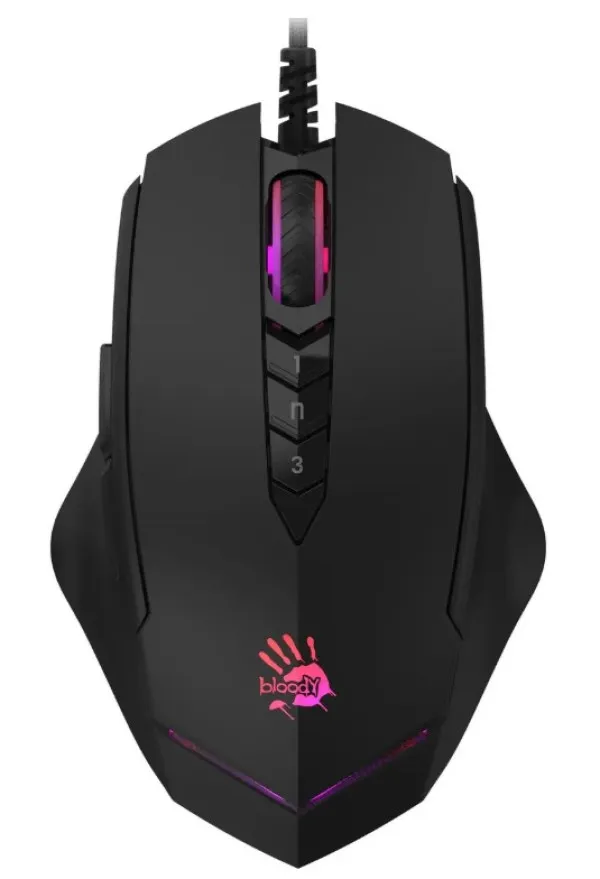 A4 TECH A4-V8M MAX ACTIVATED A4Tech 4-Core Bloody RGB Gejmerski opticki mis, 2000Hz/12.000Dpi, USB 123mm Slika 9