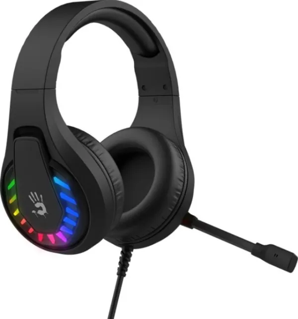 A4 TECH A4-G230 A4Tech Bloody gejmerske slusalice sa mikrofonom, 7.1 SURROUND, 50mm/16ohm, NEON, USB BLACK Slika 6