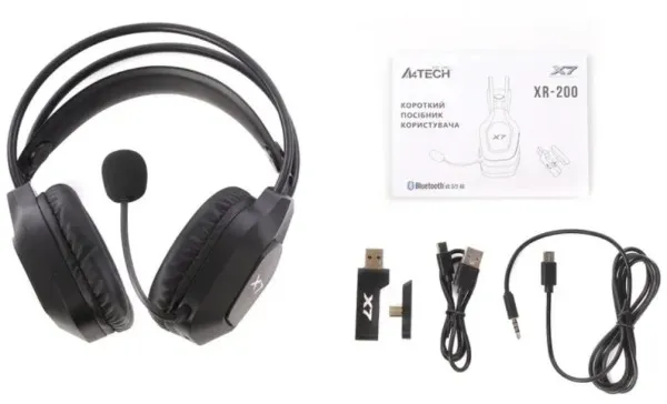 A4 TECH A4-XR-200 A4Tech X7 gejmerske slusalice sa mikrofonom, SURROUND, 50mm/16ohm, USB, LED,Bluetooth+2,4G Slika 4