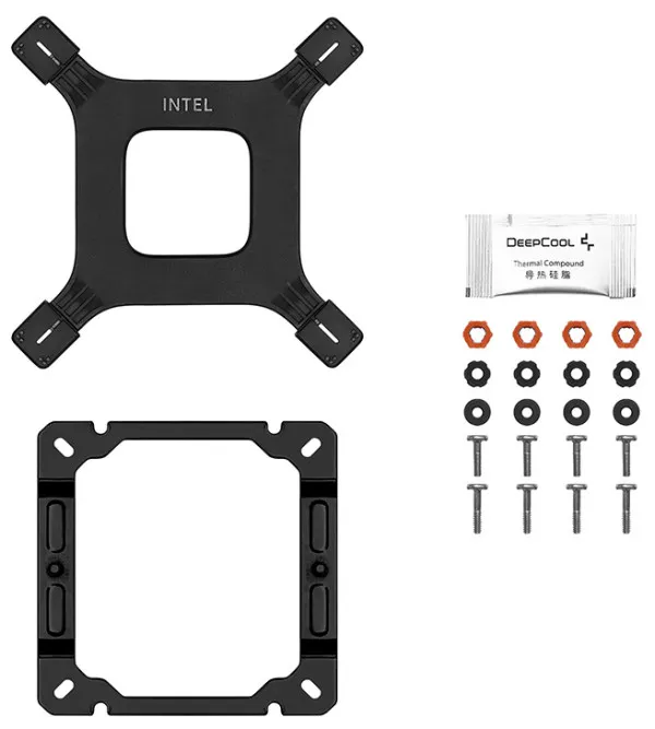 DeepCool AG400 BK ARGB V2, CPU kuler, RGB, 120mm, 500-2100rpm, LGA1700/1200/115X/AM5/AM4 Slika 6