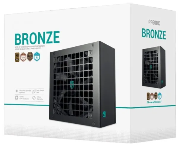 DeepCool PF500X Napajanje 80PLUS 500W 1x 20+4pin, 2x4pin, 1x PCI-E(6+2)x2, 1xEPS 8pin(4+4), 120mm Slika 5