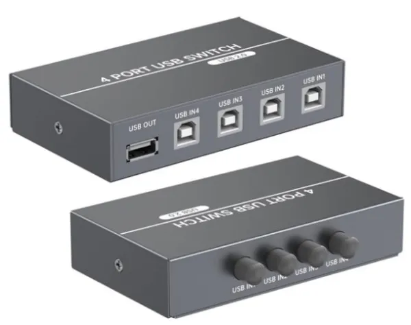 USB 4porz switch 2.0 Hi-Speed KT-USW4 Slika 1