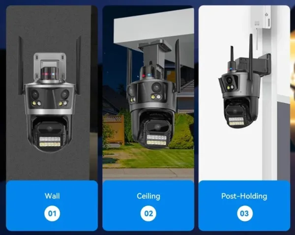 GEMBIRD CAM-IP8MP-EP12 GMB kamera 8 mpix microSD iCSee xmeye pro app Two-way voice PTZ ip66, 3.6mm+3.6mm Slika 2