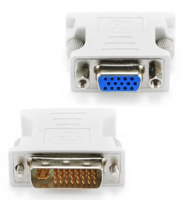 A-DVI-VGA Gembird Adapter DVI-I 24+5-pin male to VGA 15-pin HD (3 rows) female DVI-I Slika 1